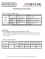 Предварительный просмотр 6 страницы Cres Cor R-171-E Series Operating And Maintenance Instructions Manual