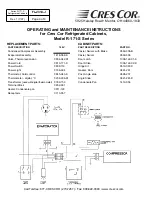 Preview for 4 page of Cres Cor R-171-S Series Operating And Maintenance Instructions