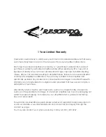 Preview for 8 page of Crescendo audio BC2000D Owner'S Manual