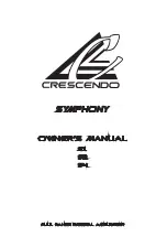 Preview for 1 page of crescendo SYMPHONY S1 Owner'S Manual