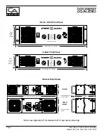 Preview for 4 page of Crest Audio CA Owner'S Manual