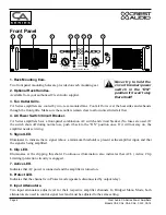 Preview for 6 page of Crest Audio CA Owner'S Manual