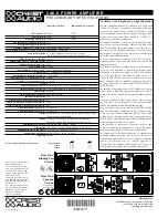 Preview for 2 page of Crest Audio CA6-X Specification Sheet