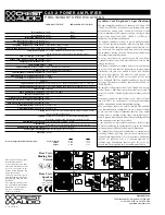 Preview for 2 page of Crest Audio CA9-X Specifications