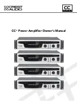 Crest Audio CC 5500 Owner'S Manual preview