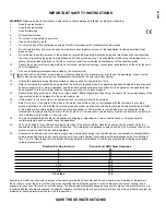 Preview for 4 page of Crest Audio CC 5500 Owner'S Manual