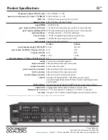 Preview for 2 page of Crest Audio Ci 20 X 4 Specification Sheet