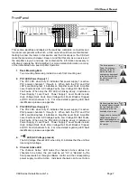 Предварительный просмотр 7 страницы Crest Audio CKd Series Owner'S Manual