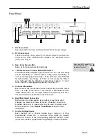 Предварительный просмотр 9 страницы Crest Audio CKd Series Owner'S Manual