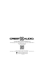 Предварительный просмотр 28 страницы Crest Audio CKd Series Owner'S Manual