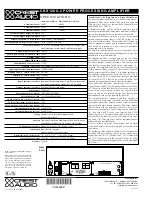 Preview for 2 page of Crest Audio CKS1200-2 Specifications