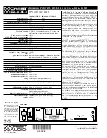 Preview for 2 page of Crest Audio CKS200 Specifications