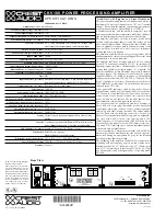 Preview for 2 page of Crest Audio CKV100 Specifications