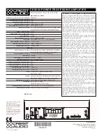 Preview for 2 page of Crest Audio CKX800 Specifications