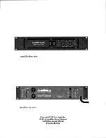 Preview for 3 page of Crest Audio FA1201 Owner'S Manual