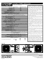 Preview for 2 page of Crest Audio FXA2401 Specifications