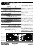 Preview for 2 page of Crest Audio HD18 Specifications