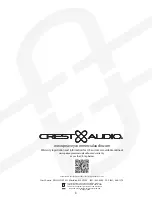 Preview for 8 page of Crest Audio IPA 2300 Owner'S Manual