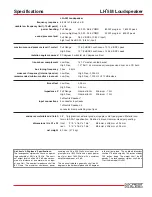 Preview for 3 page of Crest Audio LH5M LOUDSPEAKER Specifications