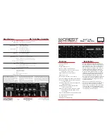 Crest Audio MA 540 Specifications preview