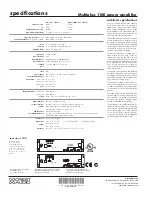 Preview for 2 page of Crest Audio MULTIPLEX 1100 Specifications