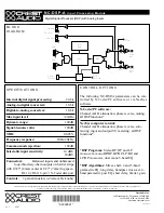 Preview for 2 page of Crest Audio NC-DSP-A - TECHNICAL Technical Data