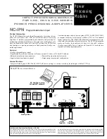 Crest Audio NC-IPN - TECHNICAL Technical Data preview