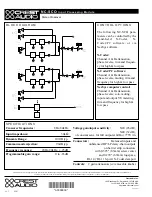 Preview for 2 page of Crest Audio NC-SCO - TECHNICAL Technical Data