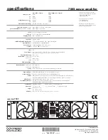 Preview for 2 page of Crest Audio PRO II SERIES 7002 Specifications