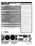 Preview for 2 page of Crest Audio PRO SERIES 7301 Specifications