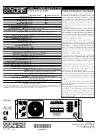 Preview for 2 page of Crest Audio PRO SERIES 8001 Specifications