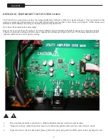 Preview for 7 page of Crest Audio UA 2050 Owner'S Manual