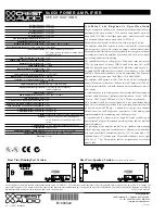 Preview for 2 page of Crest Audio VS650 Specifications