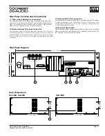 Preview for 5 page of Crest Audio VSL 1500 Owner'S Manual