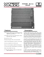 Crest Audio X-RACK XR-24 - Brochure preview