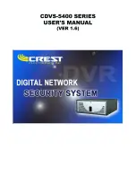 Предварительный просмотр 1 страницы Crest Electronics CDVS-5400 SERIES User Manual