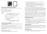 Предварительный просмотр 22 страницы Cresta BPM 220 Instruction Manual