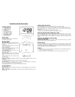 Preview for 2 page of Cresta WI-930 Operating Instructions