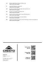 Предварительный просмотр 12 страницы CRESTO 2342 User Manual