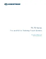 Crestron Electronics TS-1070 Product Manual preview