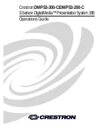 Preview for 1 page of Crestron 4K DigitalMedia 3-Series Operation Manual