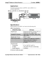 Preview for 4 page of Crestron Adagio ABVR-1 Operation Manual