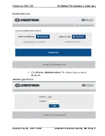 Preview for 21 page of Crestron AM-100 AirMedia Operation Manual