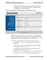 Preview for 22 page of Crestron AM-100 AirMedia Operation Manual