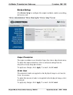 Preview for 24 page of Crestron AM-100 AirMedia Operation Manual