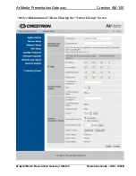 Preview for 26 page of Crestron AM-100 AirMedia Operation Manual