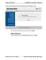 Preview for 33 page of Crestron AM-100 AirMedia Operation Manual