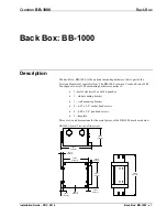 Preview for 5 page of Crestron BB-1000 Install Manual