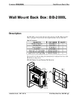 Preview for 5 page of Crestron BB-2000L Installation Manual