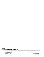 Предварительный просмотр 16 страницы Crestron C2IR-8 Operations & Installation Manual